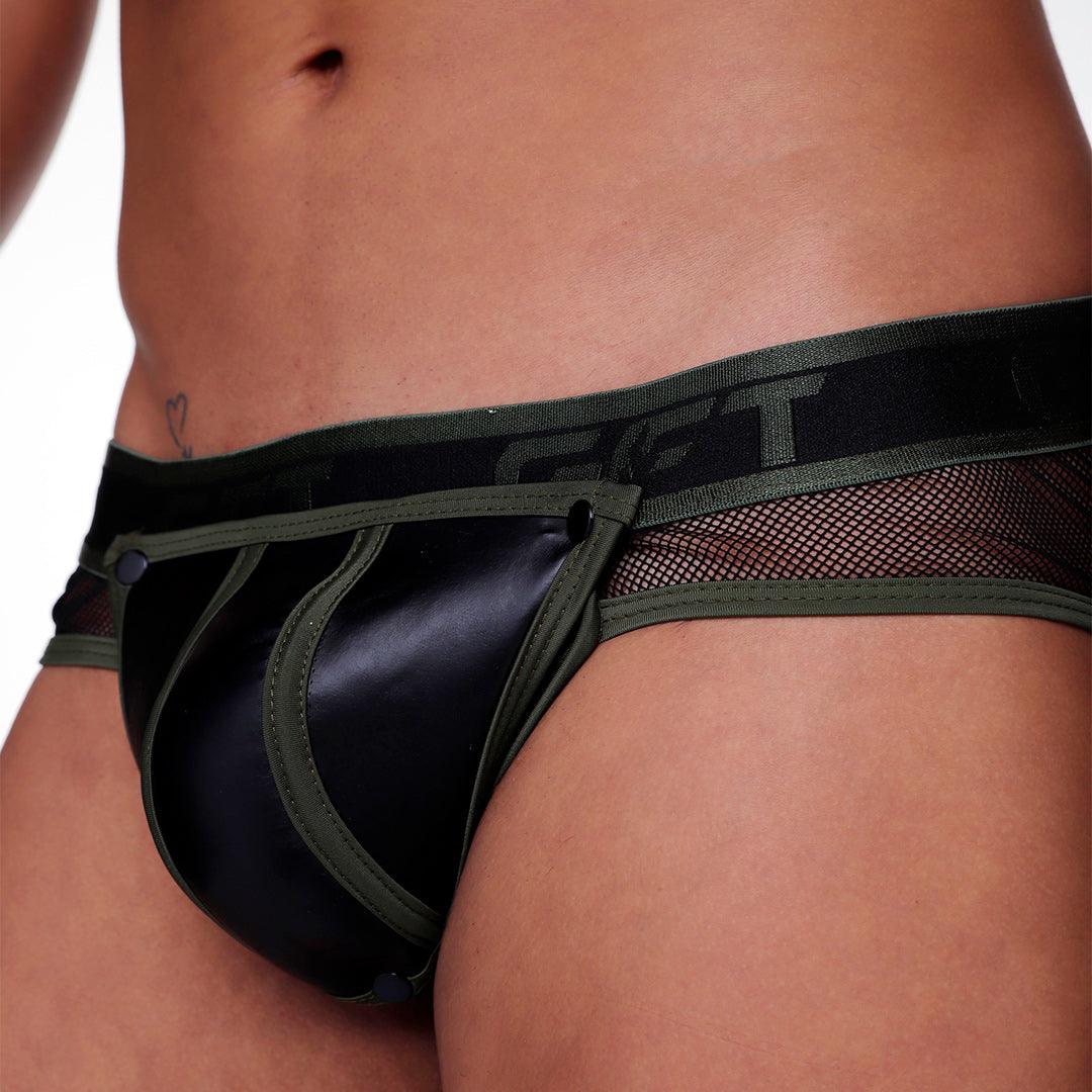 FETISH GREEN BRIEF - Gigo Underwear & MensWear