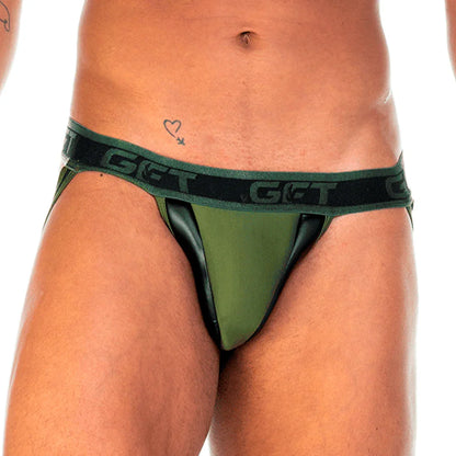2 Fetiche Green Jockstrap by Gigo Underwear