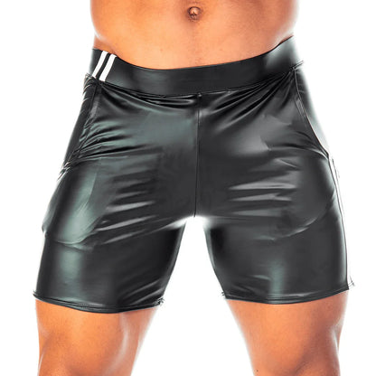 2 Fetiche White Short front view by Gigo Underwear