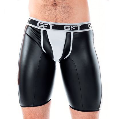 2 FETICHE WHITE TRUNK LONG - Gigo Underwear & MensWear