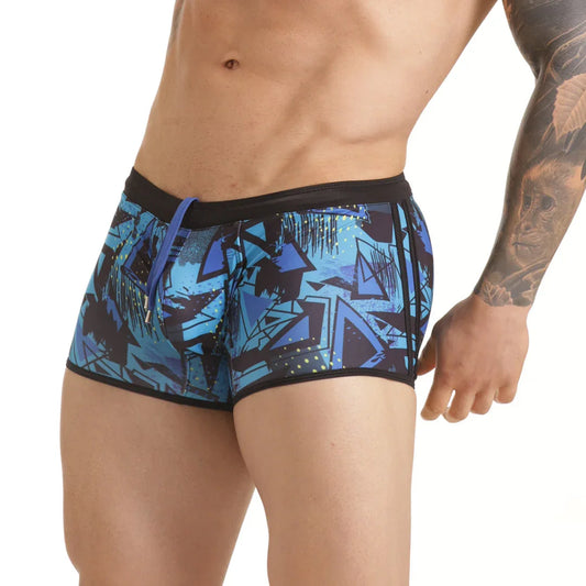 Abstract Swim Trunk by Gigo Underwear