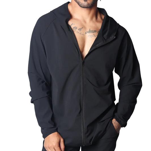Ambitious Black Jacket by Gigo Underwear