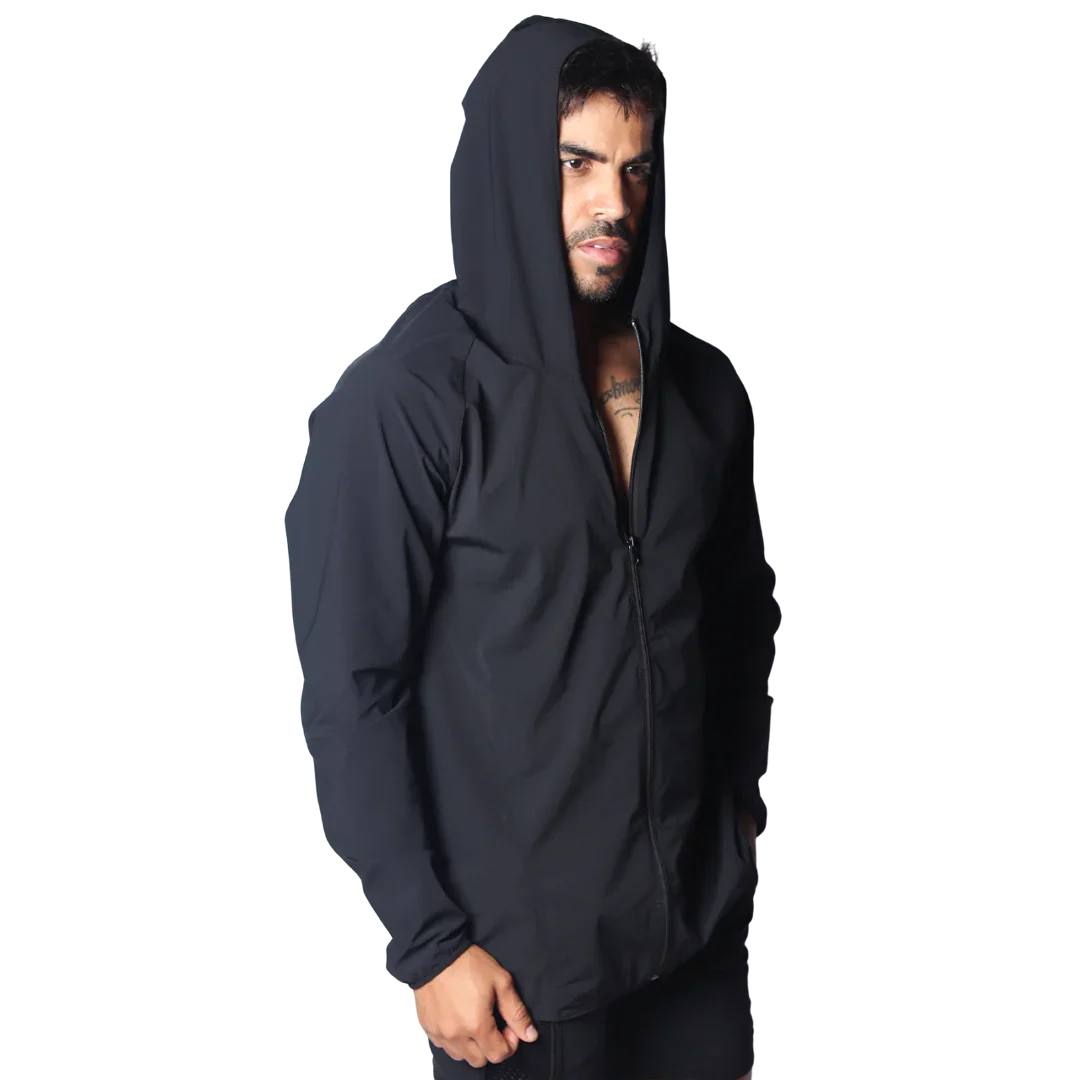 Ambitious Black Jacket front view by Gigo Underwear