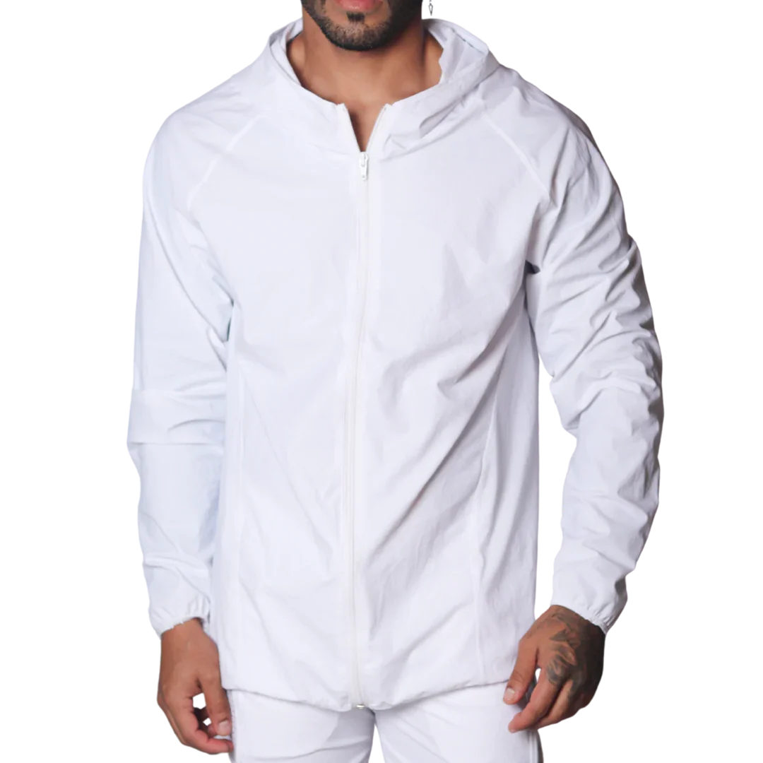 Ambitious White Jacket by Gigo Underwear