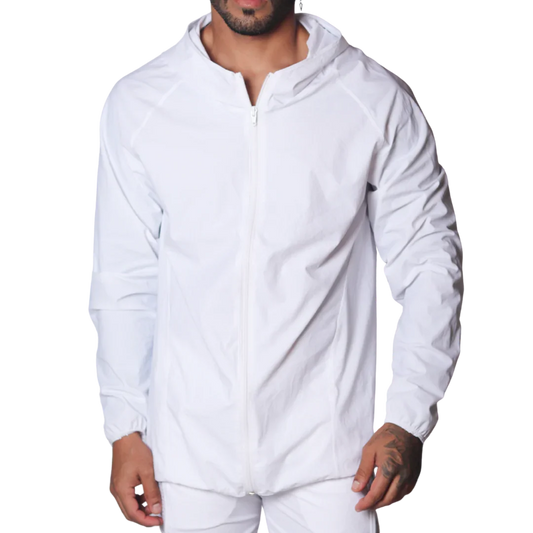 Ambitious White Jacket by Gigo Underwear