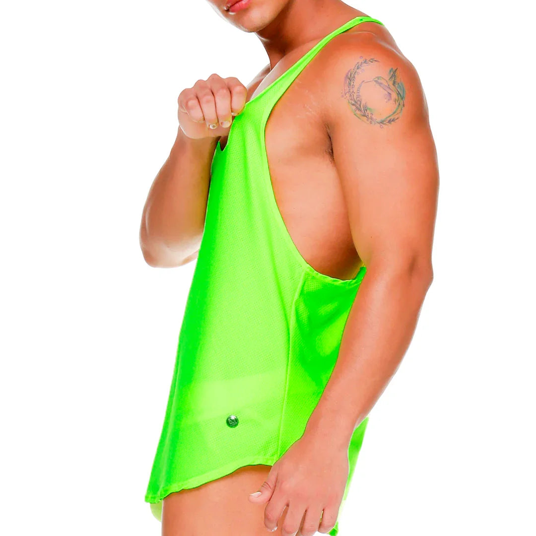 Arab Yellow Tank back view by Gigo Underwear