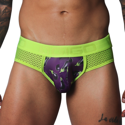 Aubergine Brief by Gigo Underwear