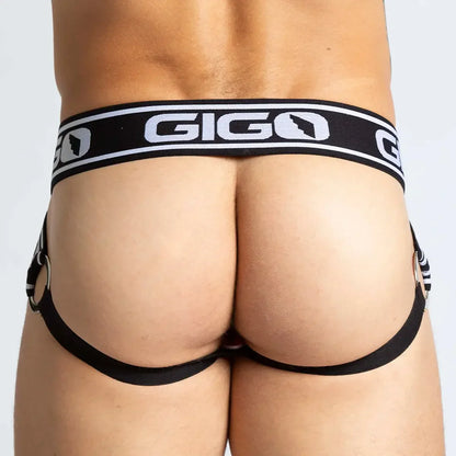 Audacy Fuchsia Jock on model by Gigo Underwear