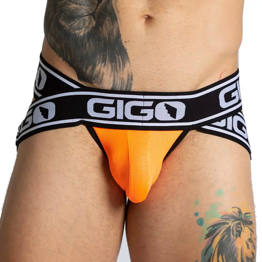 Audacy Orange Jock by Gigo Underwear