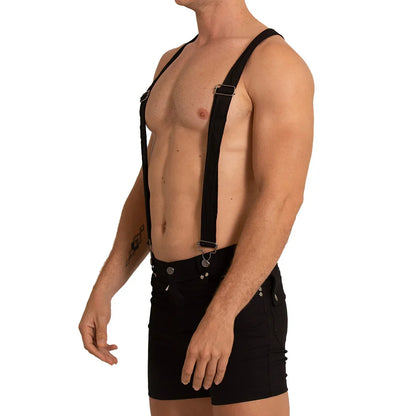 Aventurer Black Short front view by Gigo Underwear