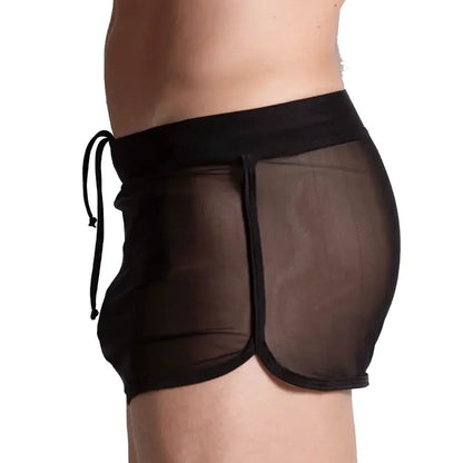 Bahia Black Hotshort front view by Gigo Underwear
