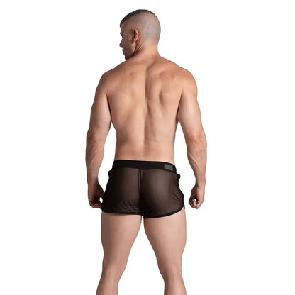 Bahia Black Hotshort on model by Gigo Underwear