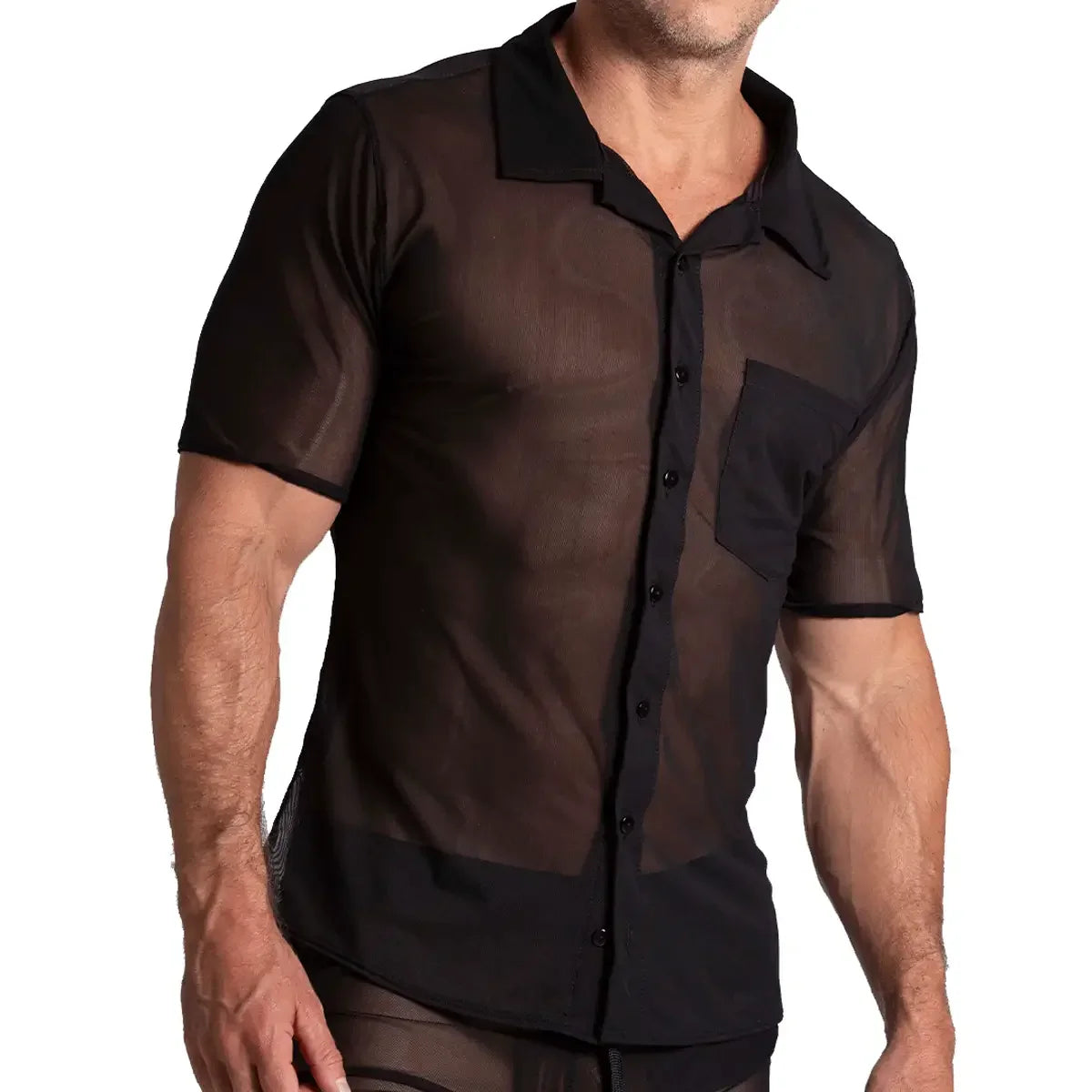 Bahia Black Shirt by Gigo Underwear