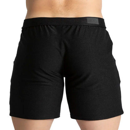Belucci Black Short back view by Gigo Underwear