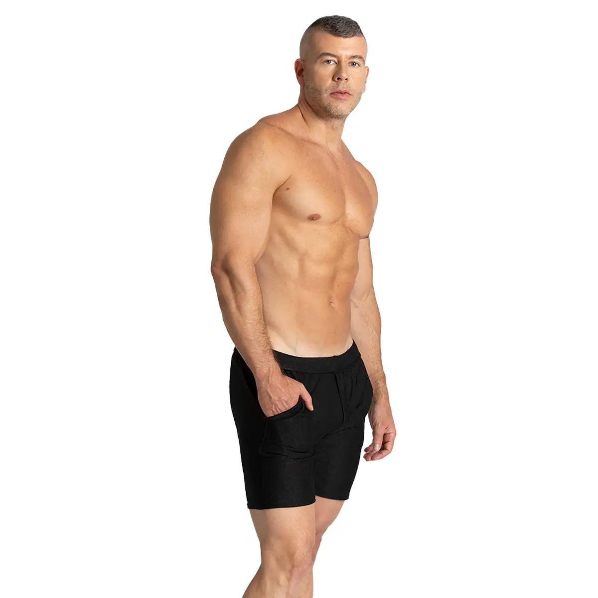 BELUCCI BLACK SHORT - Gigo Underwear