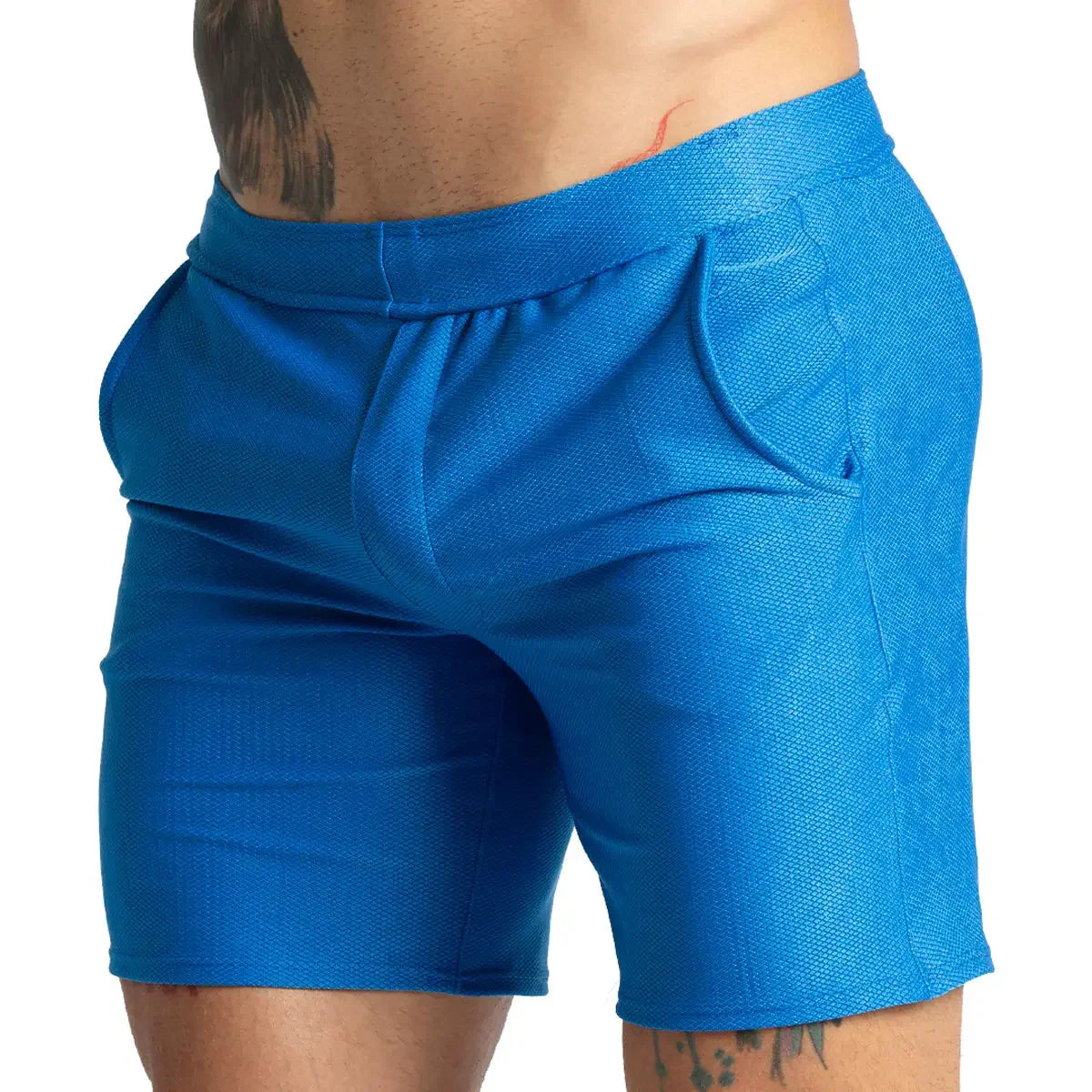 Belucci Blue Short front view by Gigo Underwear