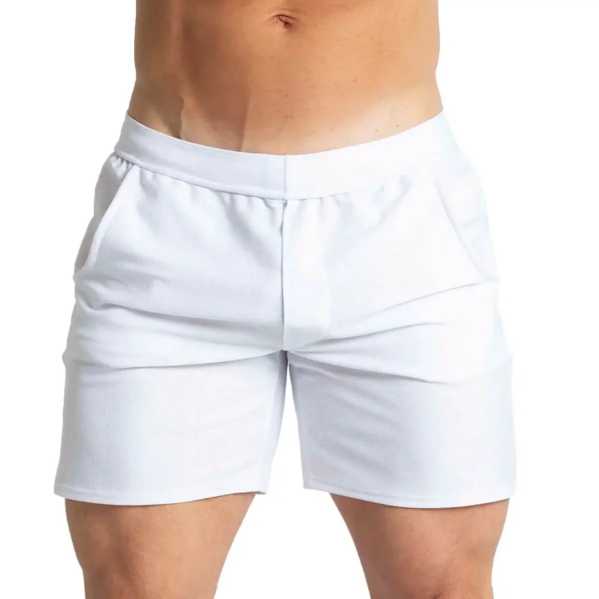 Belucci White Short front view by Gigo Underwear
