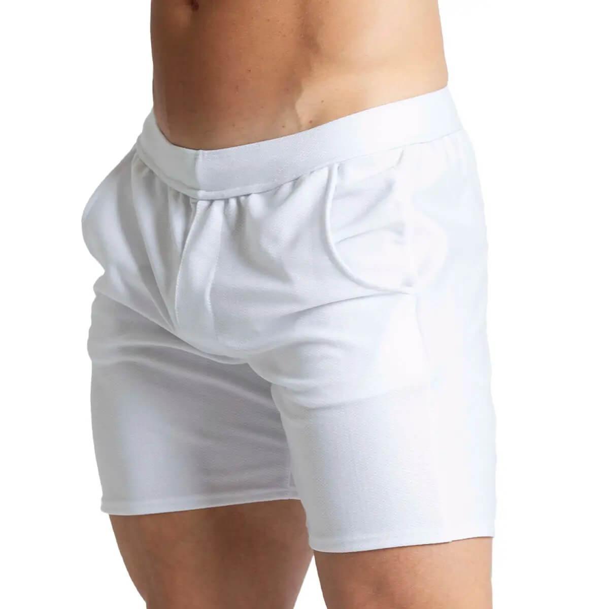 BELUCCI WHITE SHORT - Gigo Underwear