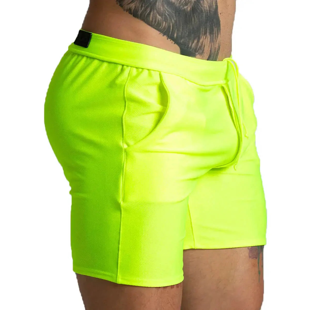 Belucci Yellow Short front view by Gigo Underwear