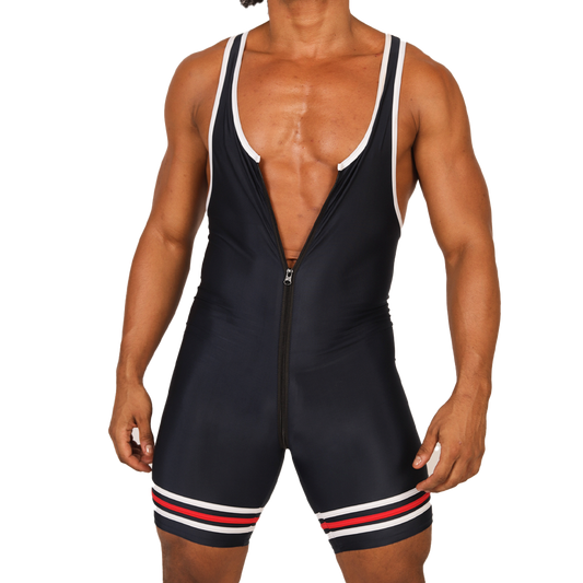 BOXING BLUE BODY - Men's Fetish Bodywear with Sexy Details