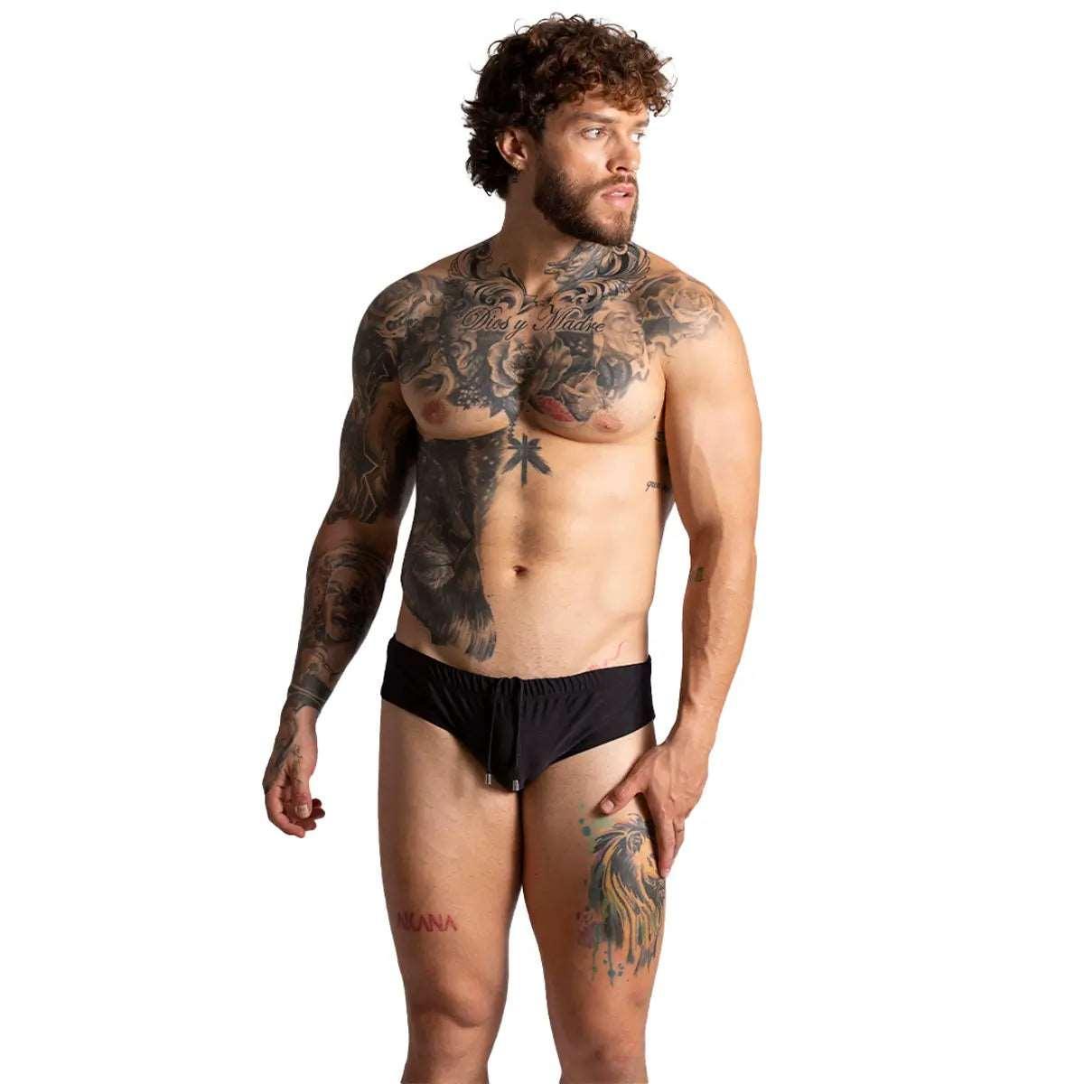 BRAZILIAN BLACK SWIM BRIEF - Gigo Underwear