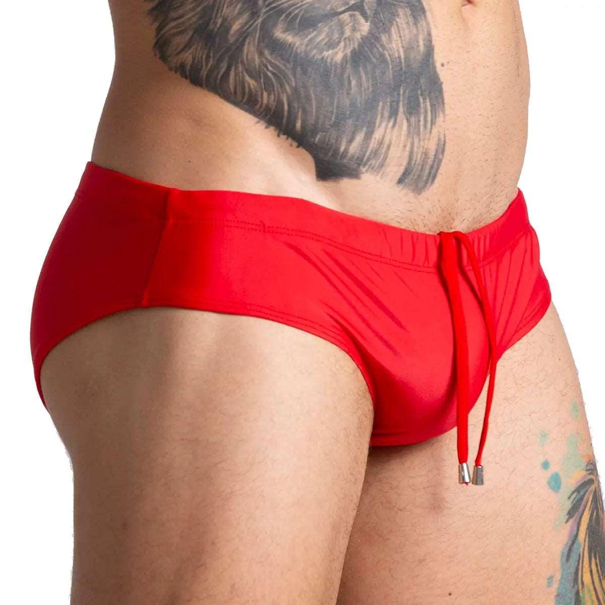 BRAZILIAN RED SWIM BRIEF - Gigo Underwear