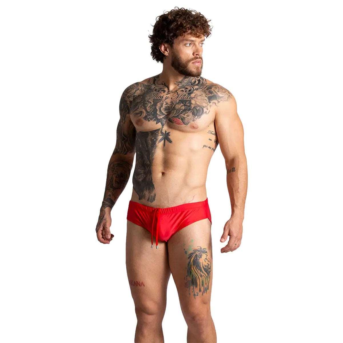 BRAZILIAN RED SWIM BRIEF - Gigo Underwear