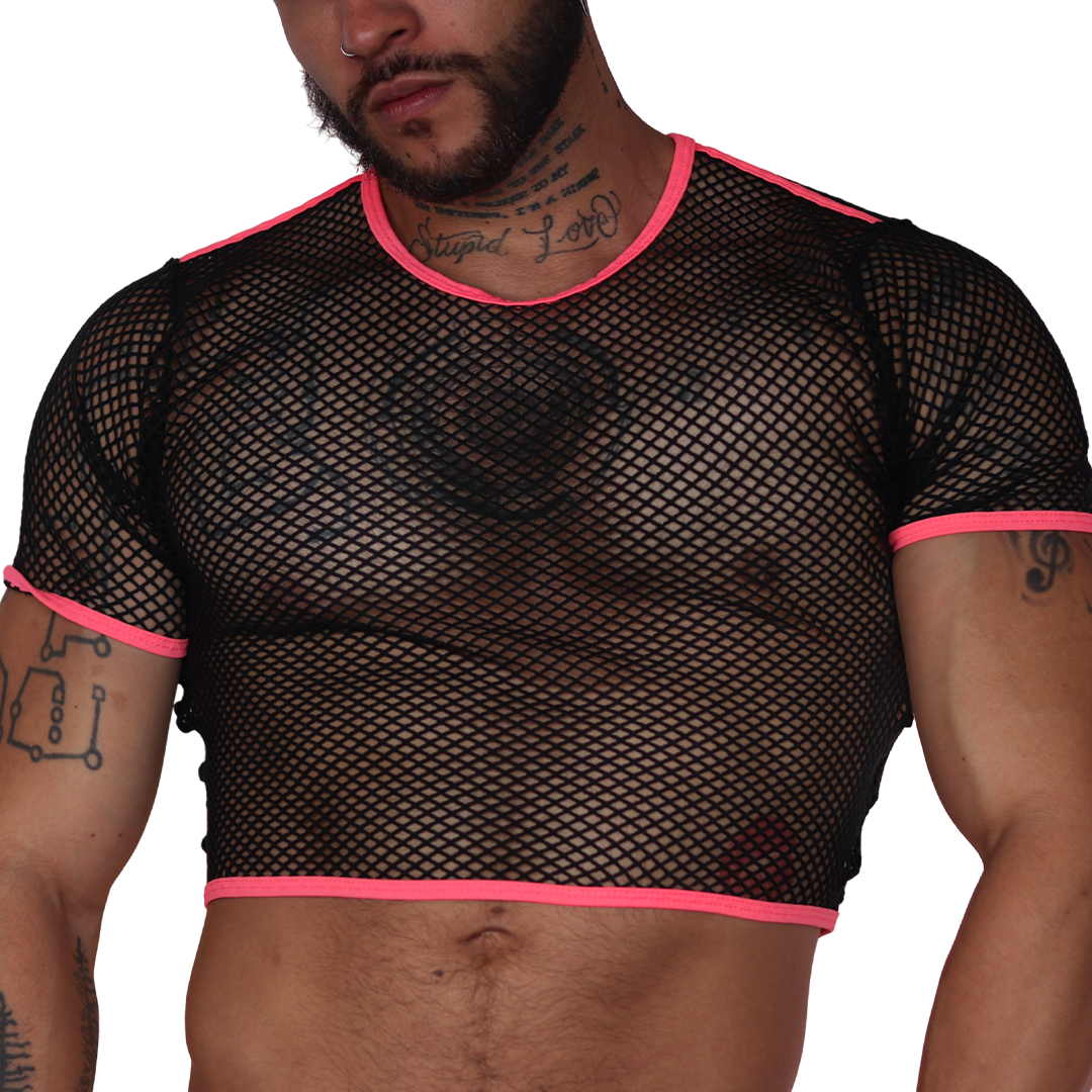 Boox Fuchsia Crop Top by Gigo Underwear