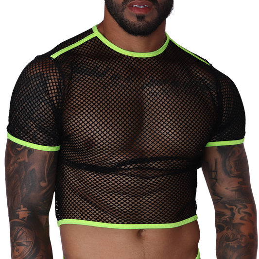 Boox Yellow Crop Top by Gigo Underwear
