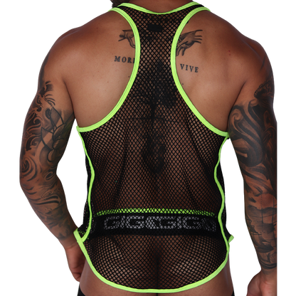 Boox Yellow Tank back view by Gigo Underwear