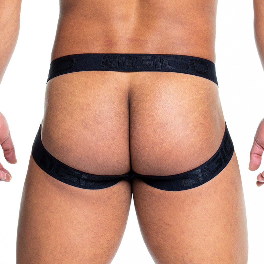 CAMO BLACK JOCKSTRAP