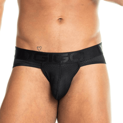 CAMO BLACK BRIEF - Gigo Underwear & MensWear
