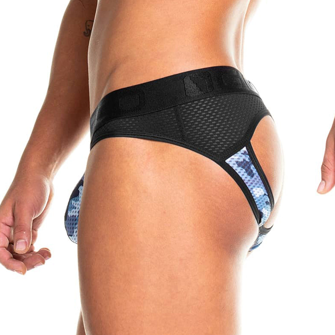 CAMO BLACK BRIEF JOCKSTRAP