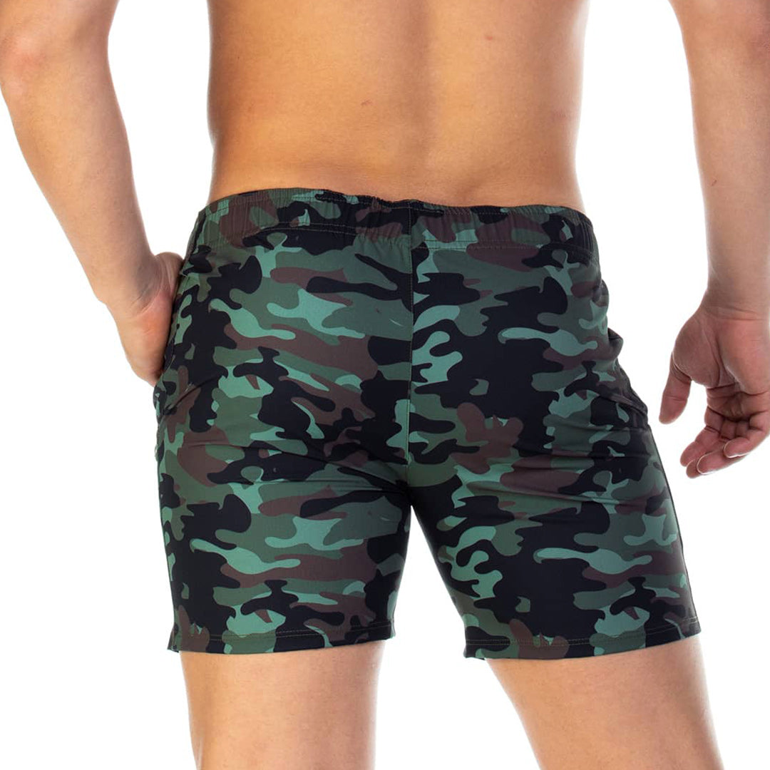 CAMO GREEN BEACHWEAR