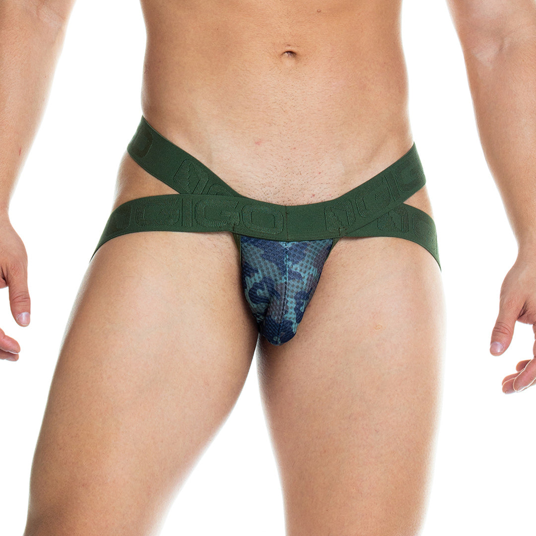 CAMO GREEN JOCKSTRAP