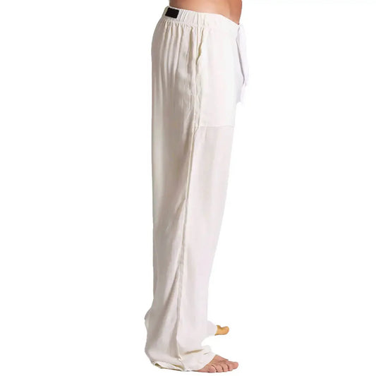 Chalis Beige Pants front view by Gigo Underwear