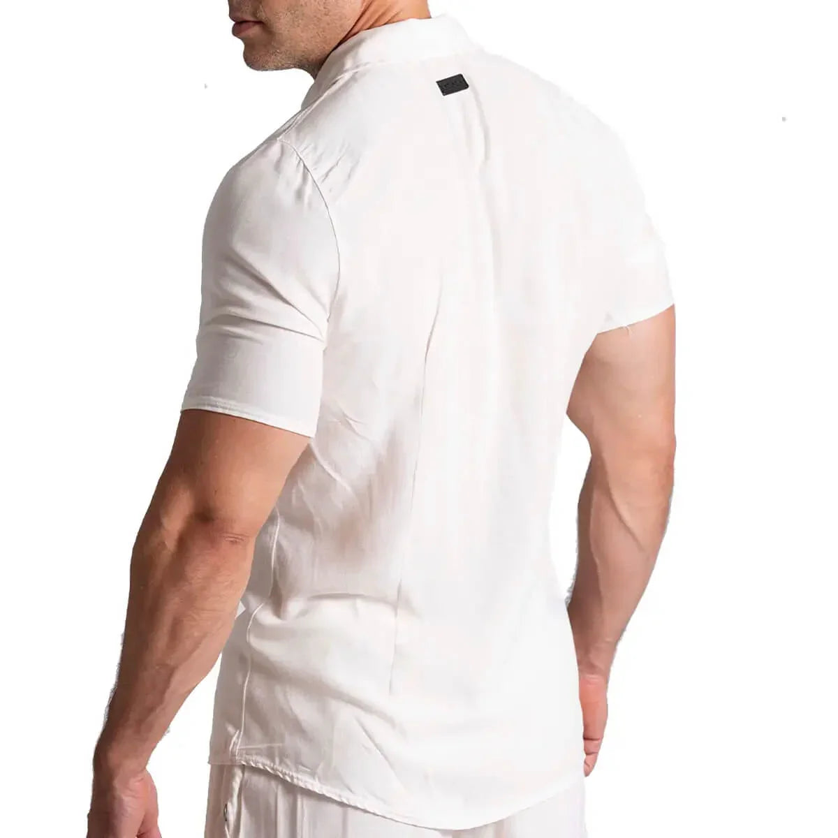Chalis Beige Shirt back view by Gigo Underwear