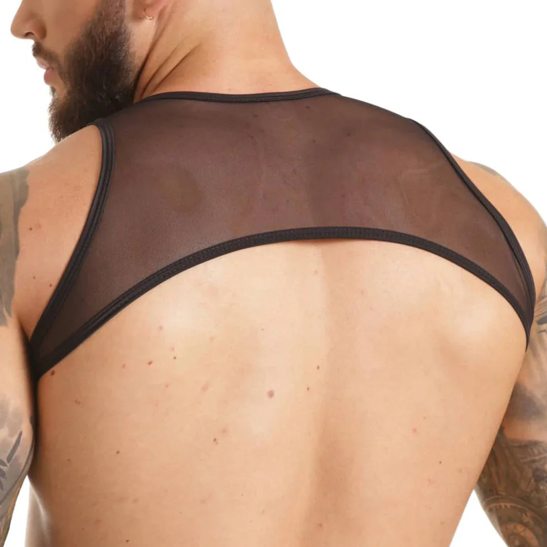 Clandestine Harness front view by Gigo Underwear