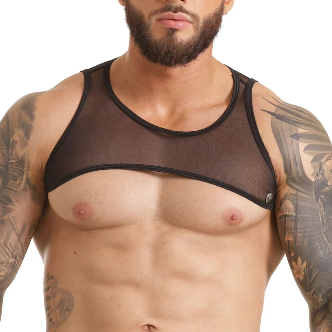 Clandestine Harness back view by Gigo Underwear