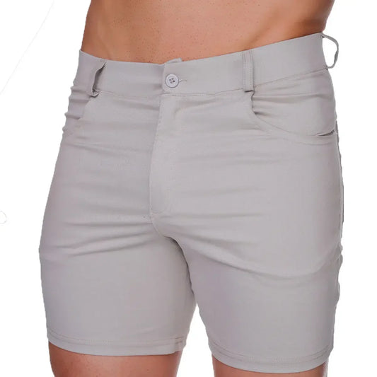 Classic Forever Beige Short front view by Gigo Underwear