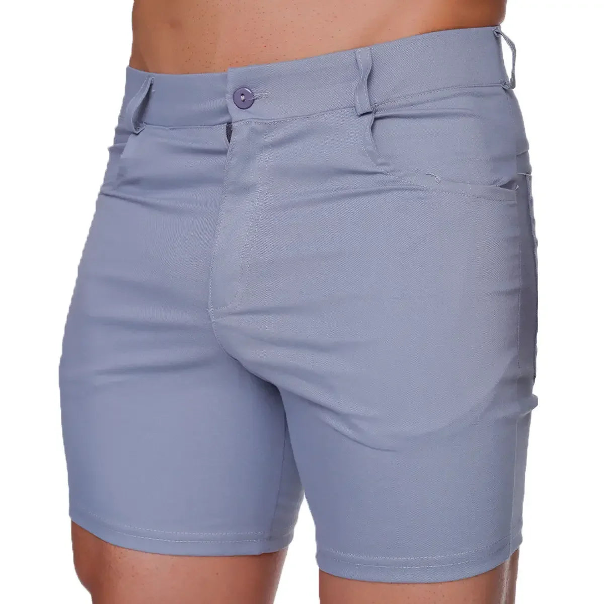 Classic Forever Gray Short back view by Gigo Underwear