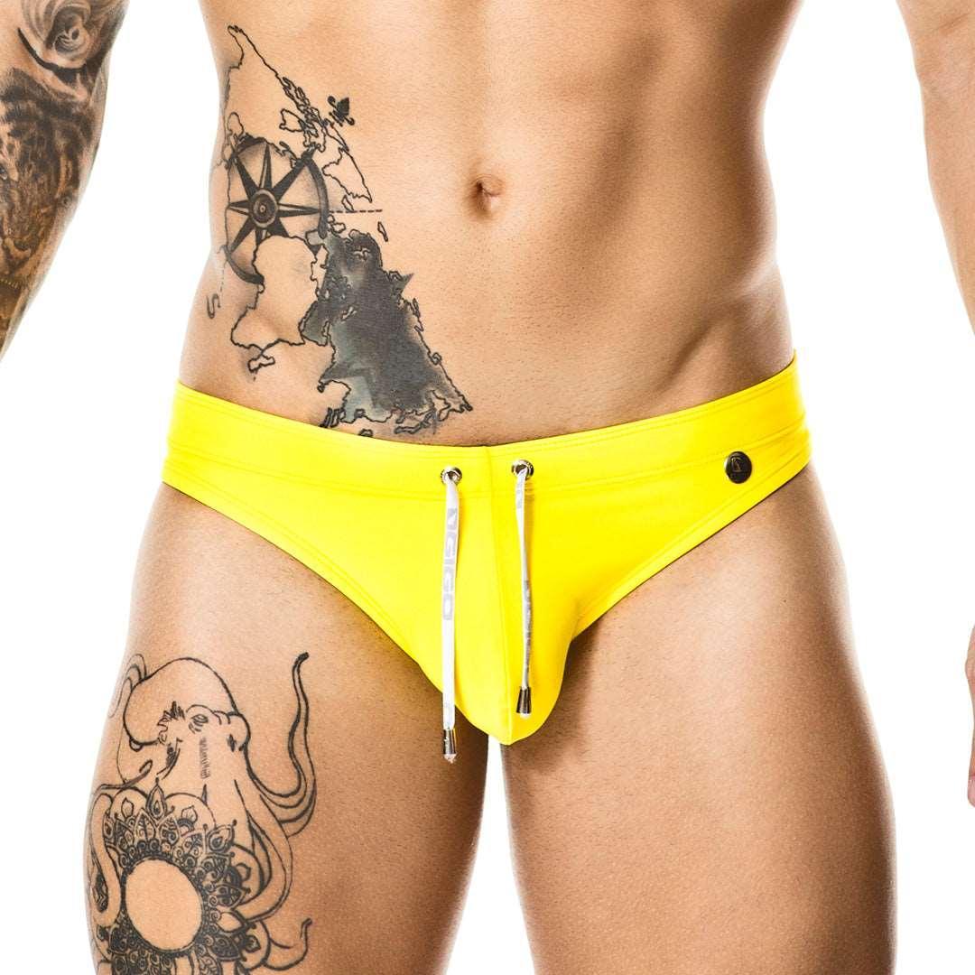 CLASSIC YELLOW SWIM BRIEF - Gigo Underwear