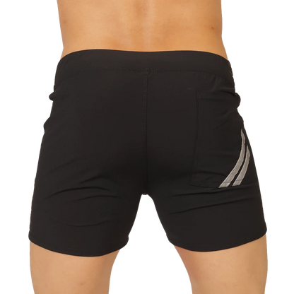 Club Black Short back view by Gigo Underwear