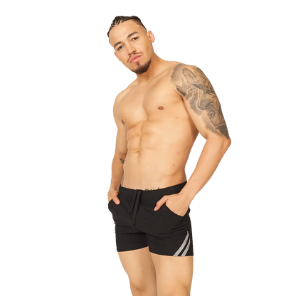 Club Black Short on model by Gigo Underwear