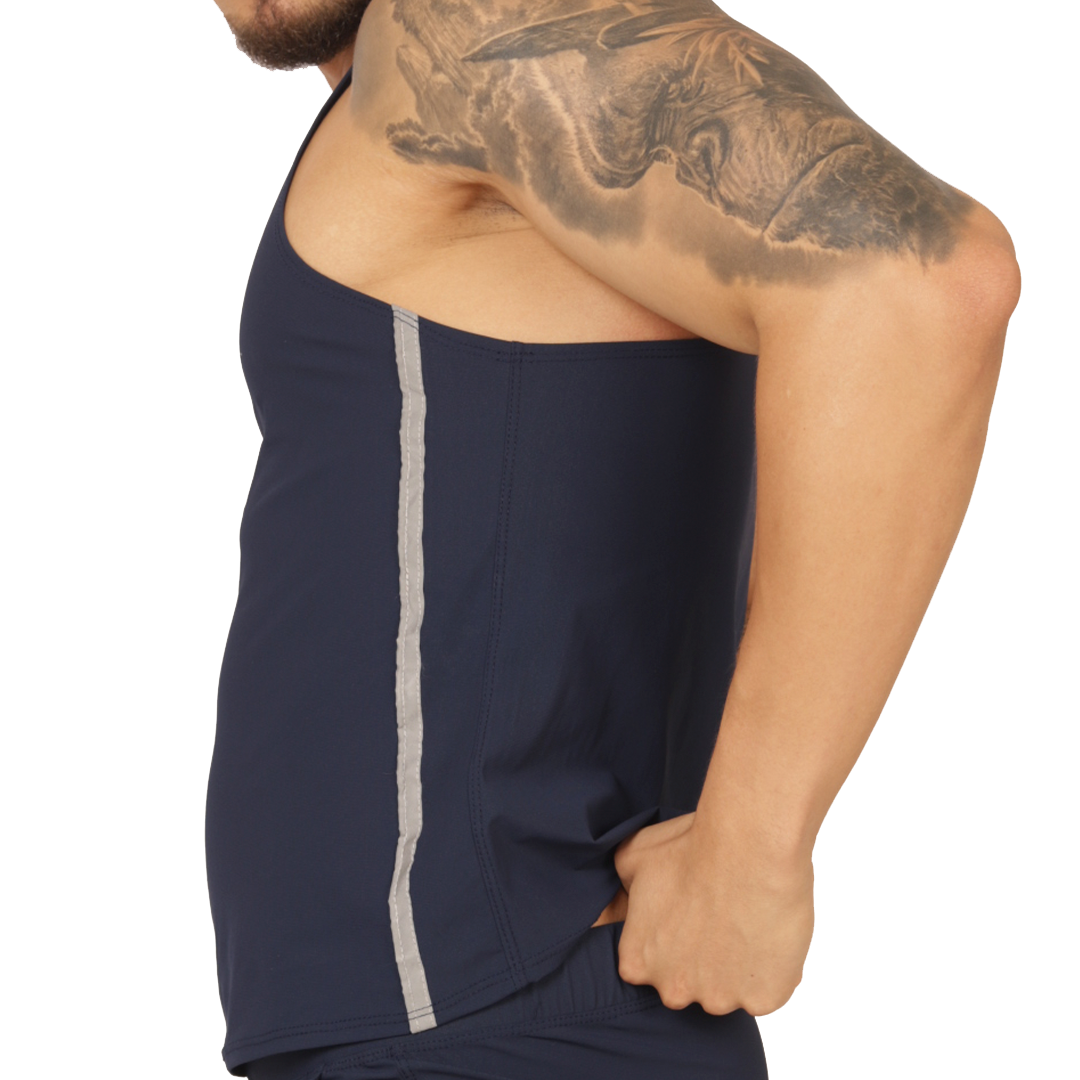 CLUB BLUE TANK - Gigo Underwear & MensWear