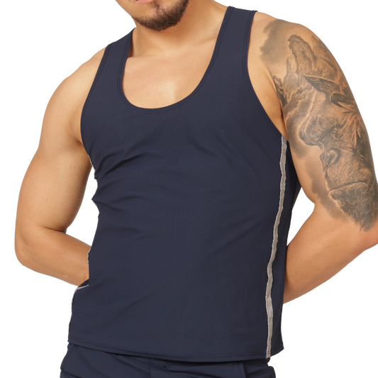 CLUB BLUE TANK - Men's Sports Tank Top in Trendy Colors