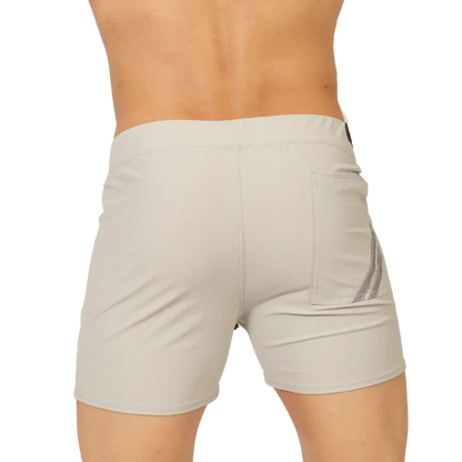 Club Gray Short back view by Gigo Underwear