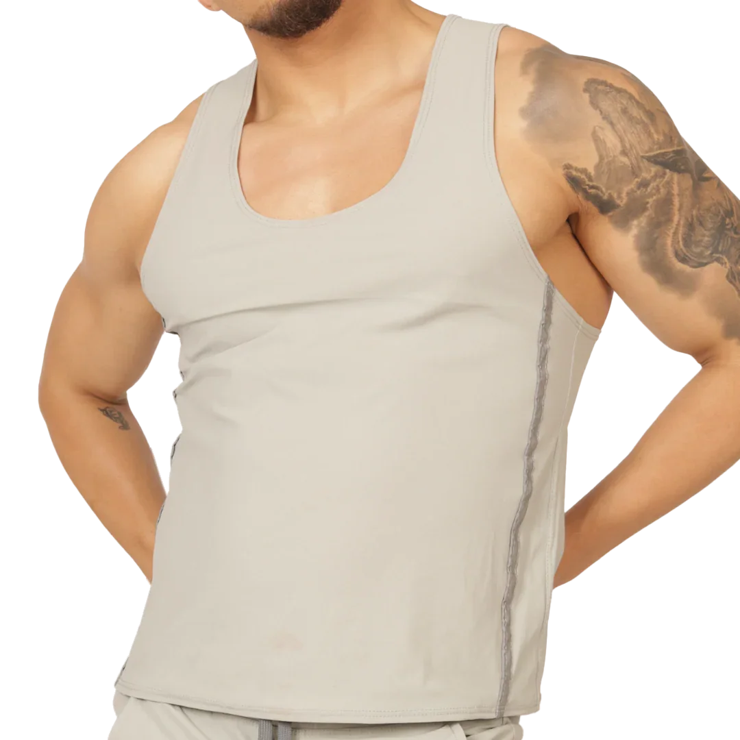 Club Gray Tank by Gigo Underwear