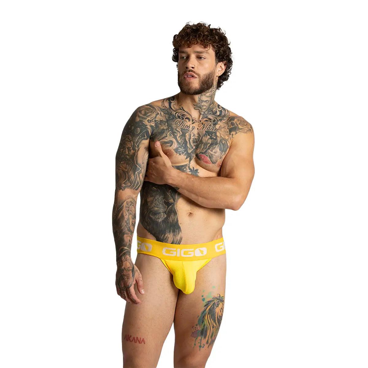 COLORS YELLOW JOCK - Gigo Underwear & MensWear