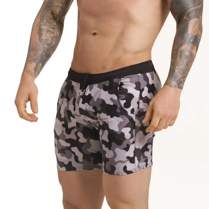Combat Gray Beachwear on model by Gigo Underwear